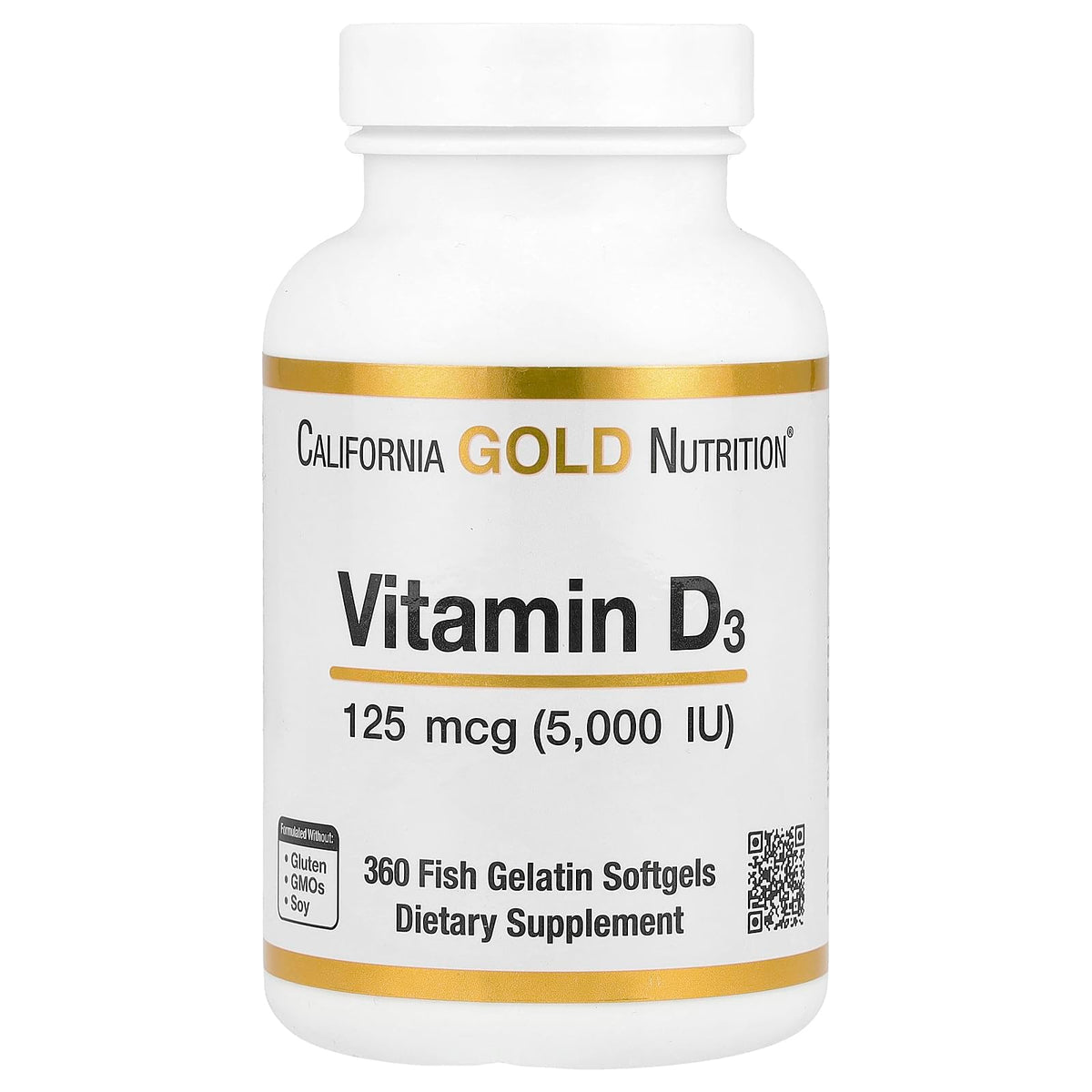 California Gold Nutrition Vitamin D3 capsules UAE with 125 mcg of essential vitamin for immune health