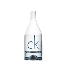 CK in2u Eau de Toilette bottle with white cap and CK logo