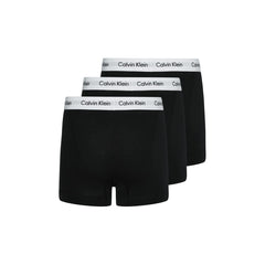 Calvin Klein black cotton boxer briefs 3 pack with white branded waistband