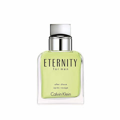 Calvin Klein Eternity aftershave 100ml in a sleek glass bottle with a fresh scent for men