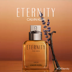 Eternity Eau de Parfum 100ml Calvin Klein in a stylish bottle with lavender and branches
