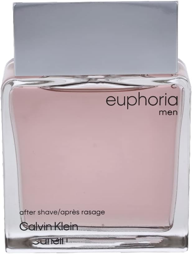 Calvin Klein Euphoria men aftershave balm in a sleek glass bottle with a modern design