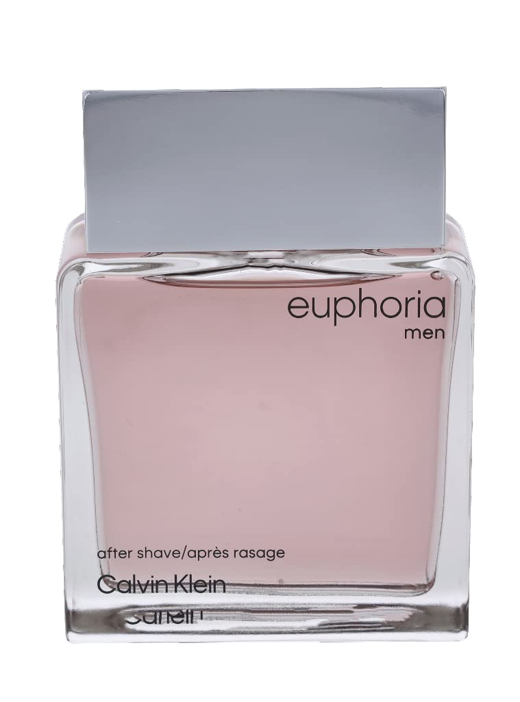 Calvin Klein Euphoria men aftershave balm in a sleek glass bottle with elegant design