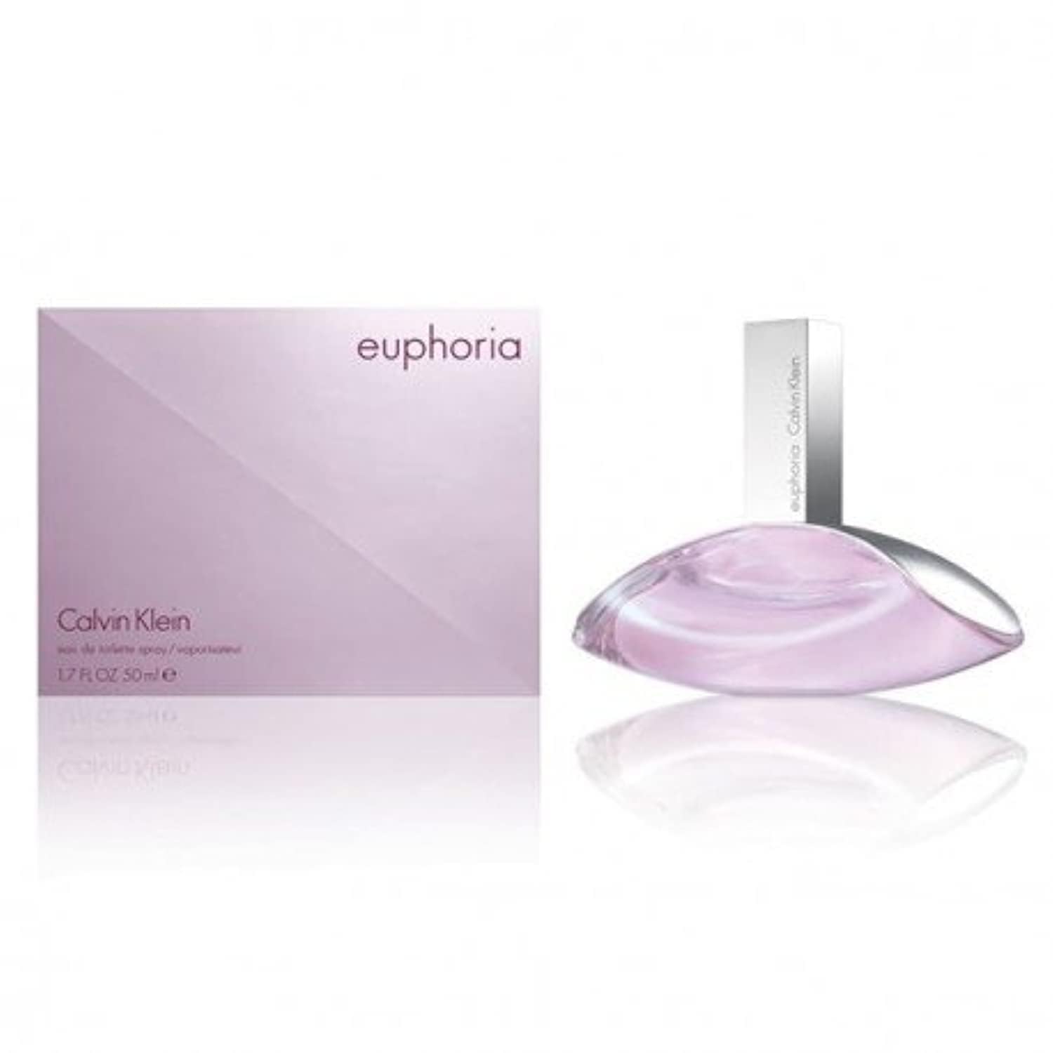 Euphoria by Calvin Klein perfume for women in a sleek bottle with a purple box packaging