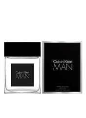 Calvin Klein Man Eau De Toilette 100ml in a stylish clear bottle with black cap and sleek packaging