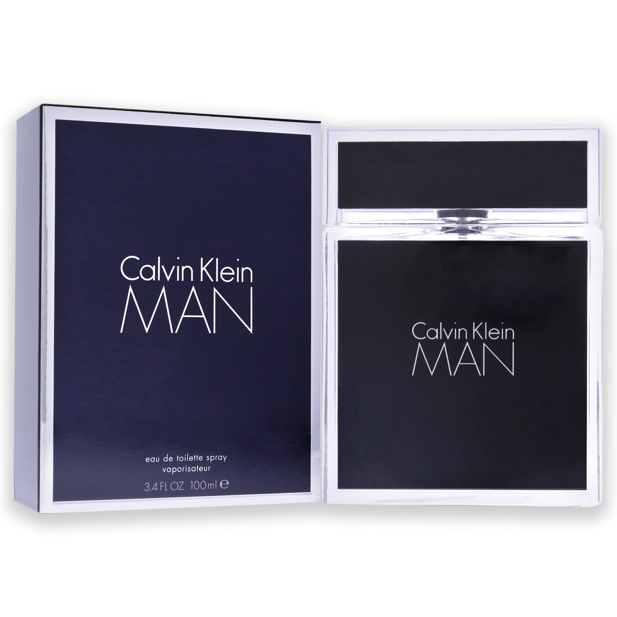 Calvin Klein Man perfume for men black bottle with matching box by Mumzar 100ml eau de toilette spray
