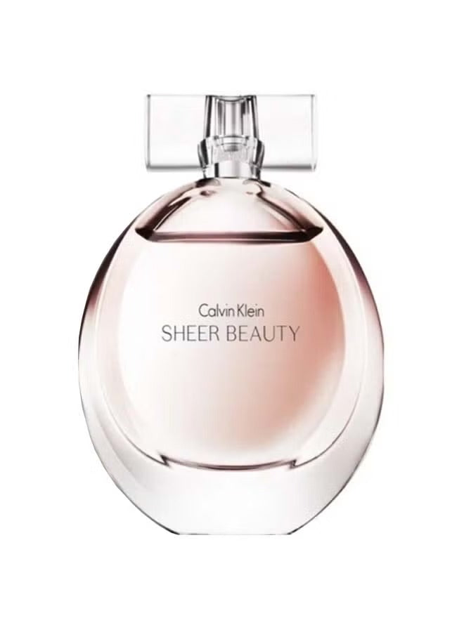 Calvin Klein Sheer Beauty perfume UAE in a stylish glass bottle with a pink hue