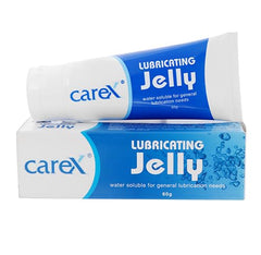 Carex lubricating jelly tube and box 60g water soluble personal lubricant for general lubrication needs
