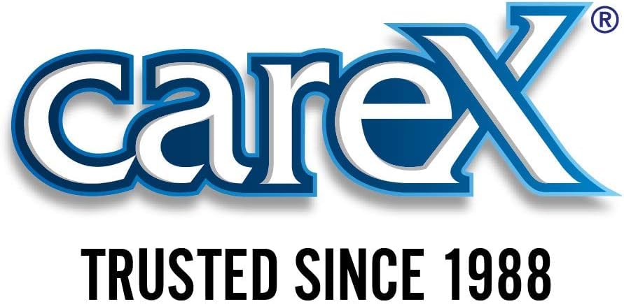 Carex logo and Trusted Since 1988 tagline for Carex brand packaging of ultra thin condoms for sensitivity