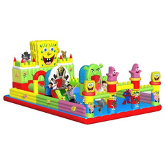 Huitich cartoon inflatable bouncy castle UAE with fun characters for kids to enjoy outdoor play