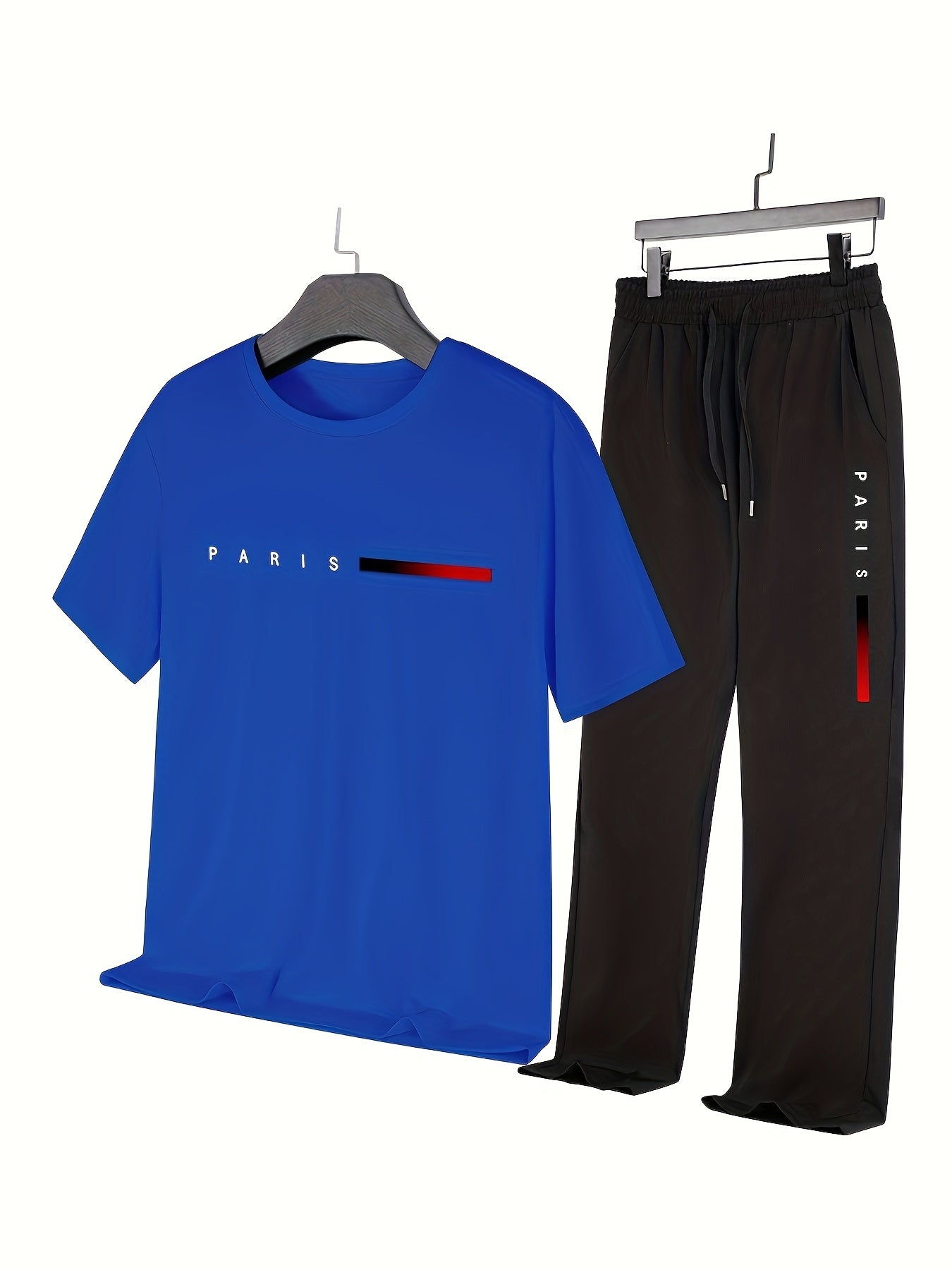 Casual Paris Print Two - Piece Outfit Track Suit - Mumzar