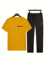 Casual Paris Print Two - Piece Outfit Track Suit - Mumzar