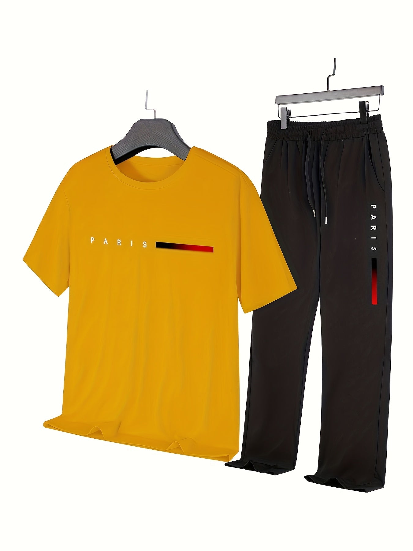 Casual Paris Print Two - Piece Outfit Track Suit - Mumzar