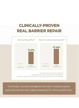 Face cream packaging panel showing clinically-proven barrier repair results