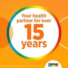 Centrum 15 years health partner badge with circular emblem