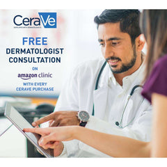 CeraVe AM Moisturizing Lotion SPF 50 UAE with dermatologist consultation offer on Amazon Clinic