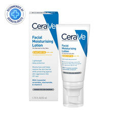 CeraVe AM Moisturizing Lotion SPF 50 UAE in a 1.75 fl oz tube with packaging for daily skin protection