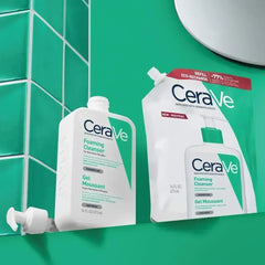 Sera in a foam facial cleansing pouch for refill - Mumzar