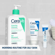 Foaming cleanser pump and oil control gel-cream tube set