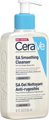CeraVe salicylic acid face wash in an 8-fl oz bottle for smooth and clear skin