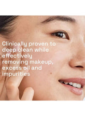 Cetaphil daily facial cleanser for deep cleaning, removes makeup, oil, and impurities effectively