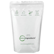 Organic wheat grass powder pouch with microingredients logo, sealed bag