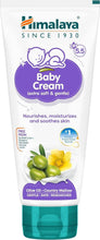 Himalaya baby cream tube, purple 'Baby Cream' graphic and green cap, squeezable