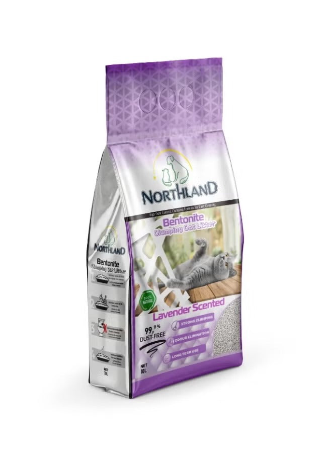 Northland Bentonite Clumping Cat Litter Lavender Scent 10L