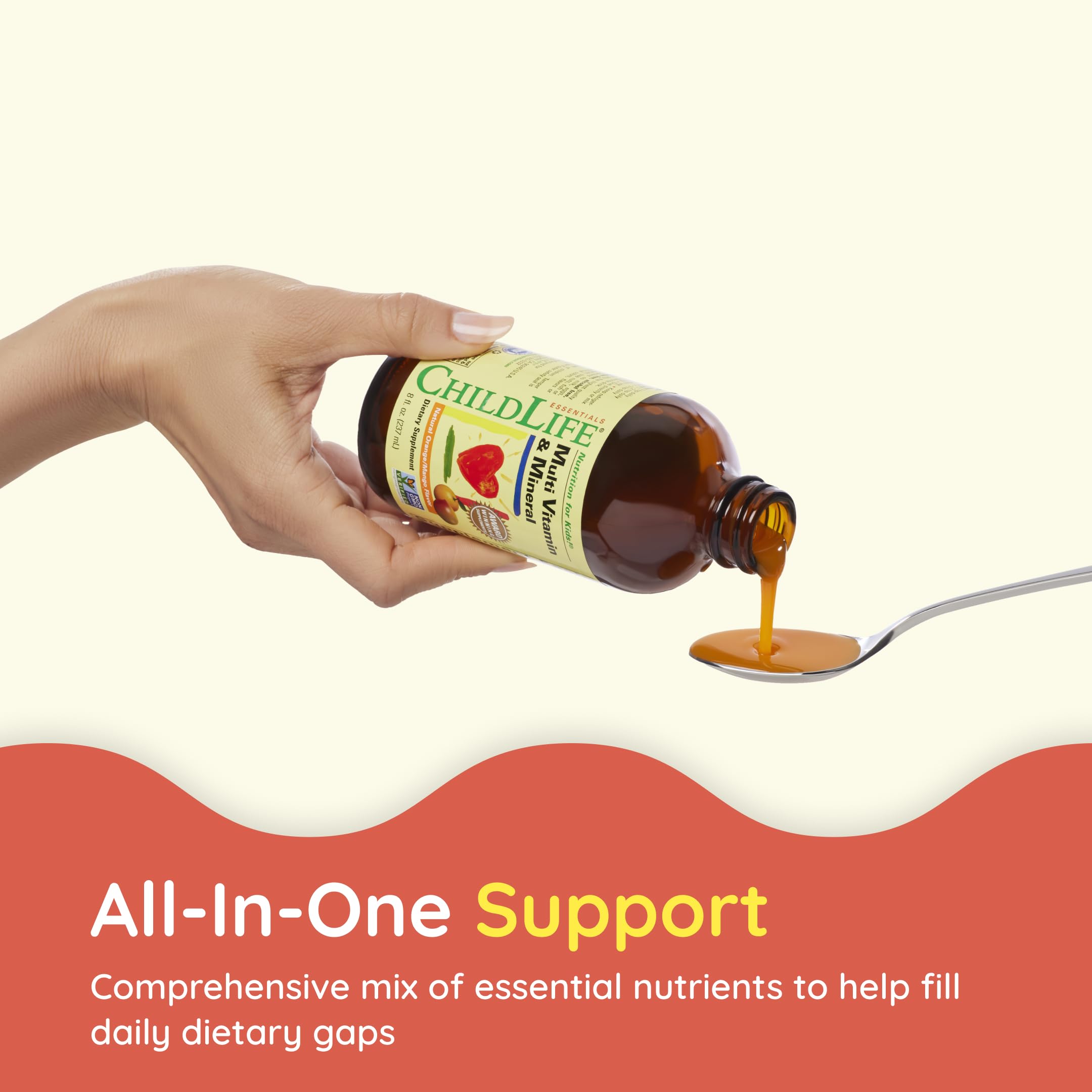 ChildLife Essentials Kids Liquid Multivitamin UAE with essential nutrients for daily dietary support