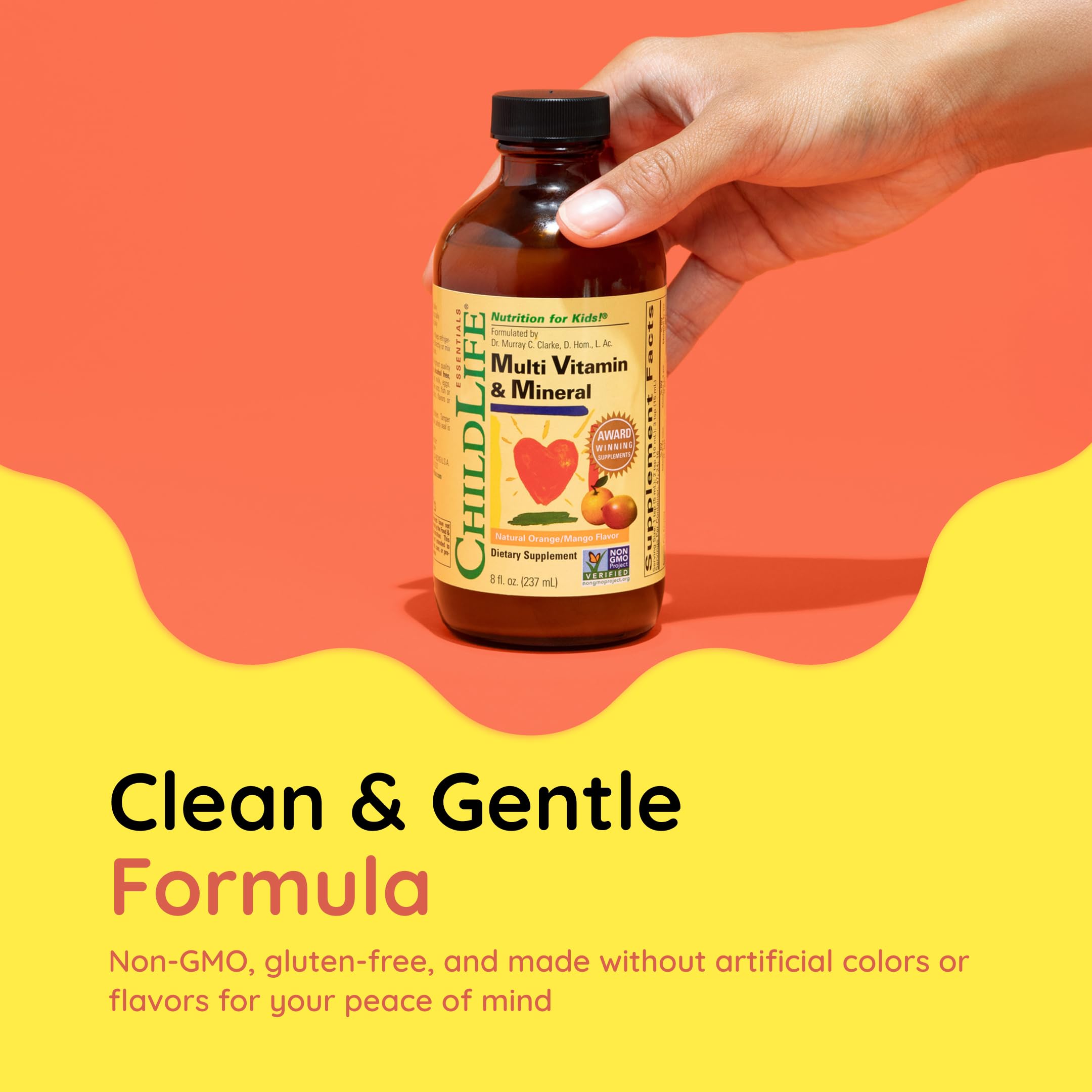 ChildLife Essentials Kids Liquid Multivitamin UAE in a brown bottle for healthy growth and nutrition