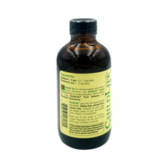 Child Life Liquid Vitamin C for Kids in a dark bottle with suggested uses and health benefits on the label