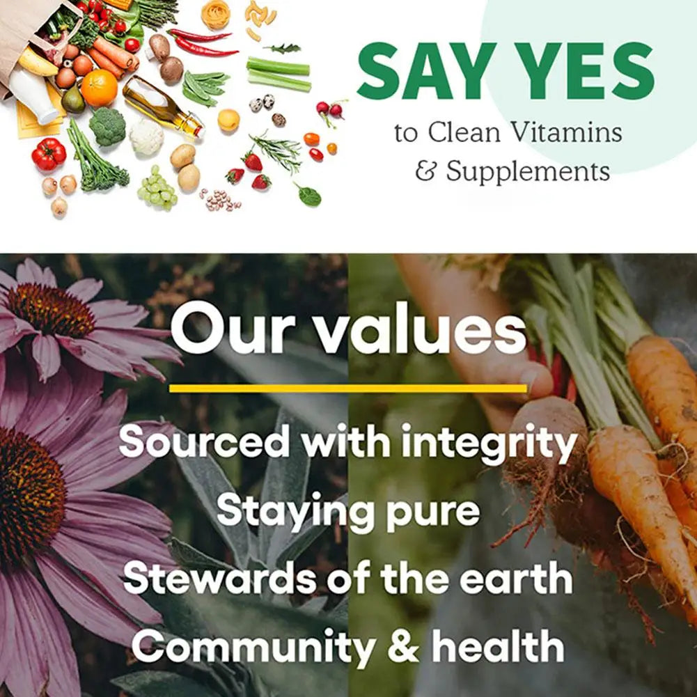 Mumzar chlorophyll capsules deodorant supplement surrounded by fresh vegetables and herbs for health and wellness