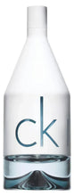 CK in2U eau de toilette bottle close-up