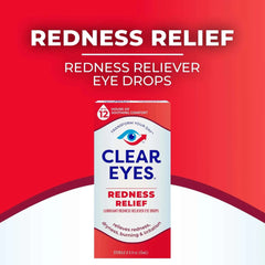 Clear Eyes Redness Relief | Relieves Drying, Burning & Irritations | 0.5 oz - Mumzar