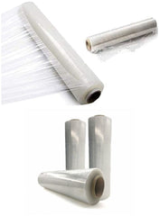 Clear pallet wrapping roll 50cm by Huitich showing transparent stretch film rolls for packaging