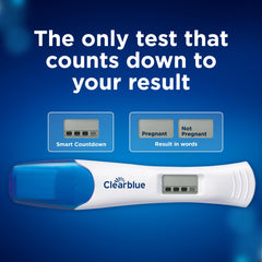 Clearblue pregnancy test combo pack digital test with smart countdown and result in words display