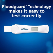 Clearblue digital pregnancy test with display window and Floodguard technology