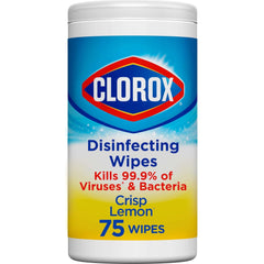 Clorox Disinfecting Wipes 75 Count Crisp Lemon Scent - Mumzar