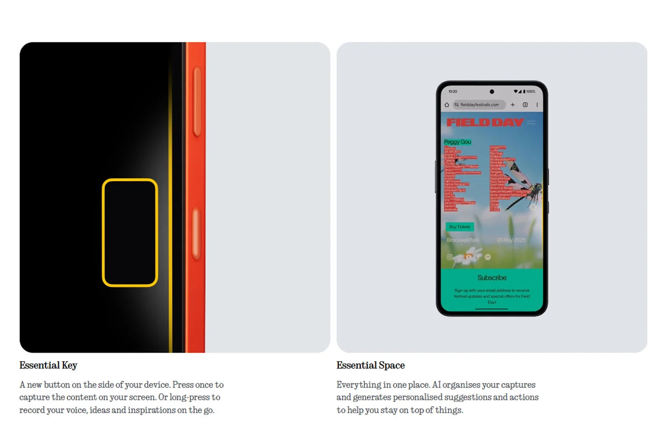 Dual view of CMF Phone 2 Pro Global Version showing orange side profile with buttons and front display with colorful app screen