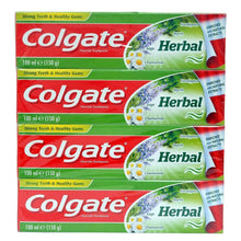 Colgate Herbal toothpaste multipack, 4 boxes, 100 ml per tube, eucalyptus and chamomile