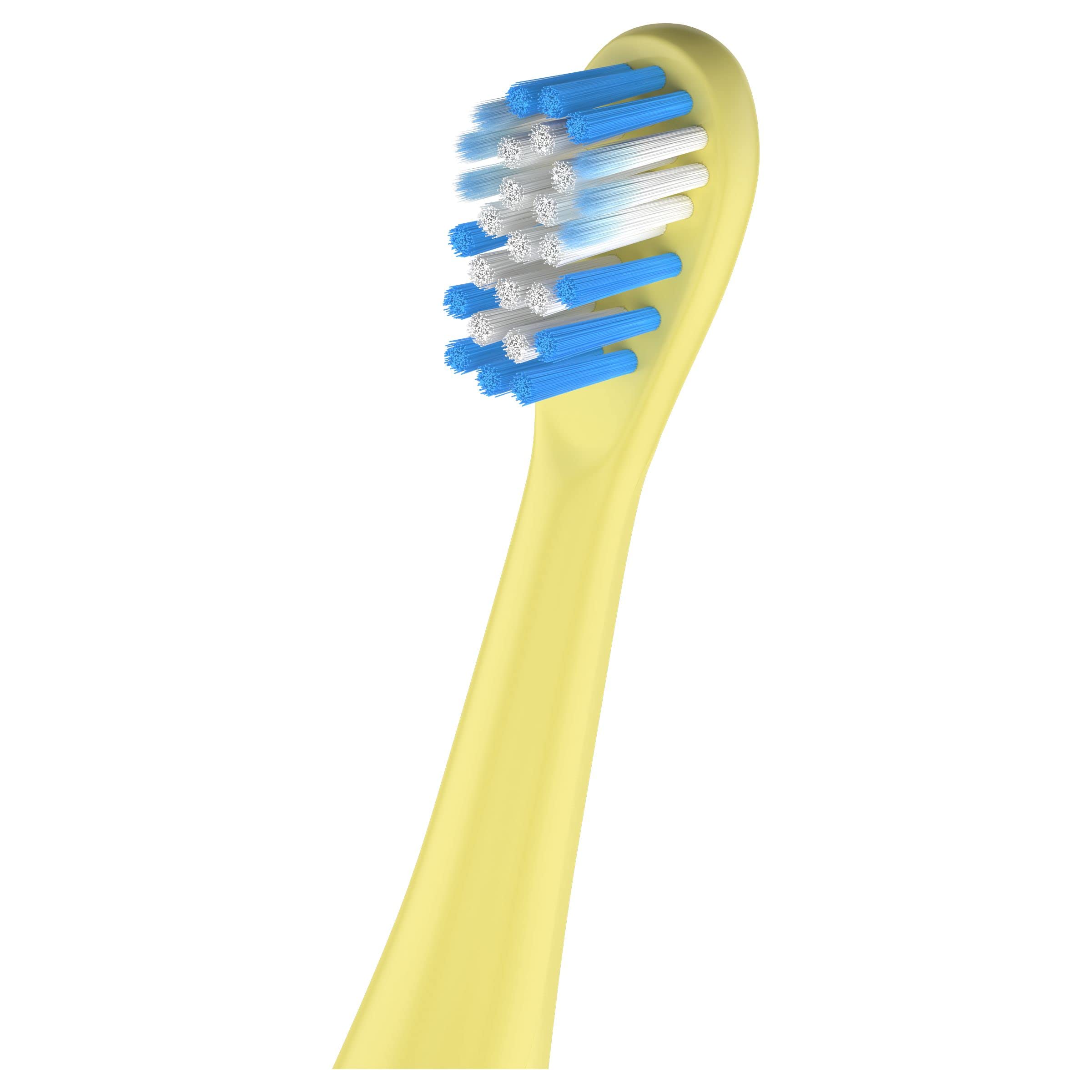 Colgate kids Minions toothbrush yellow handle with soft blue and white bristles for kids