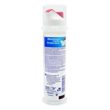 Colgate cavity protection toothpaste pump dispenser, back label text, 100 ml.