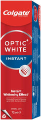 Colgate Optic White toothpaste UAE 75 ml red Instant whitening toothpaste box packaging