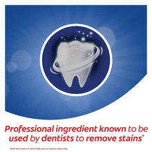 Professional ingredient badge with tooth and foam splash icon in circle
