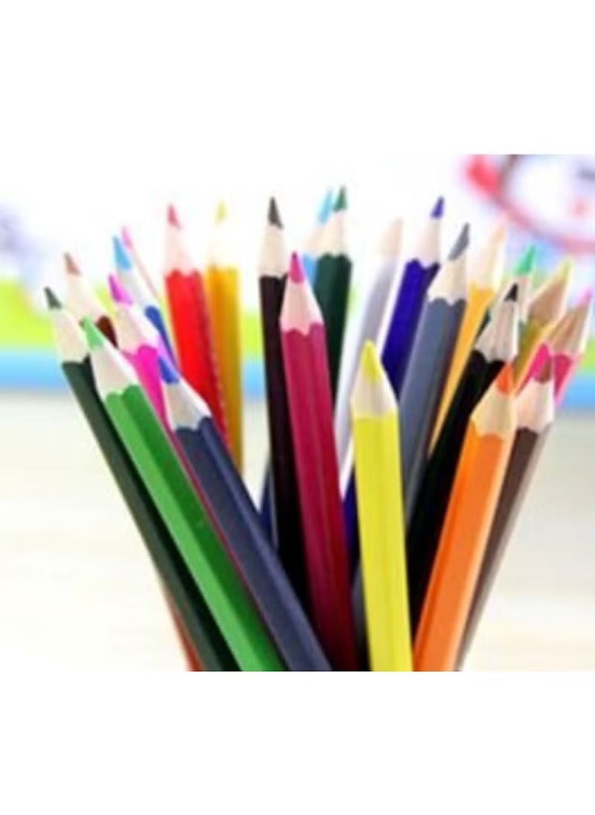 Huitich wooden colored pencils for drawing and coloring in various vibrant colors