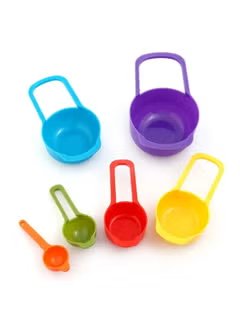 Huitich colorful measuring cups for baking in various sizes and bright colors for kitchen use