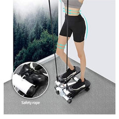 Huitich compact fitness stepper with LCD display and safety rope for effective home cardio workouts