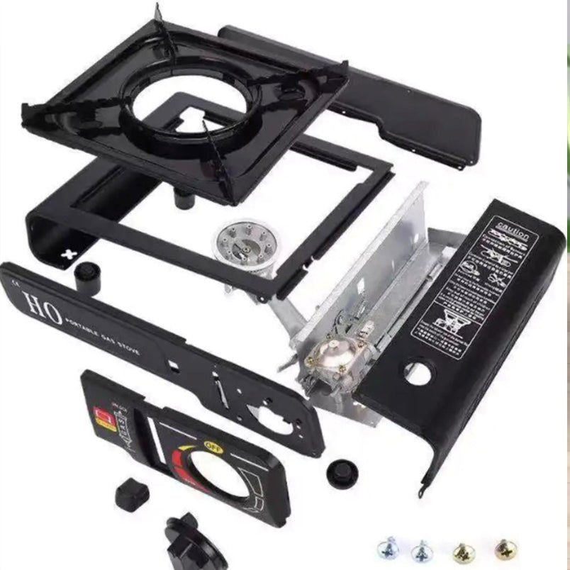 Huitich compact outdoor camping stove disassembled components for easy portable cooking
