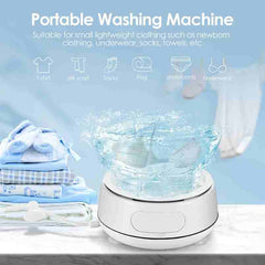Huitich compact portable washing machine with water splash suitable for small lightweight clothing