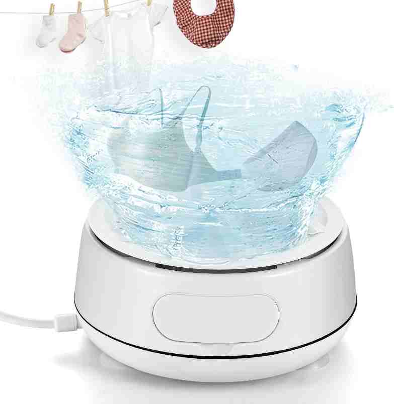 Huitich compact portable washing machine with water splash effect for efficient laundry